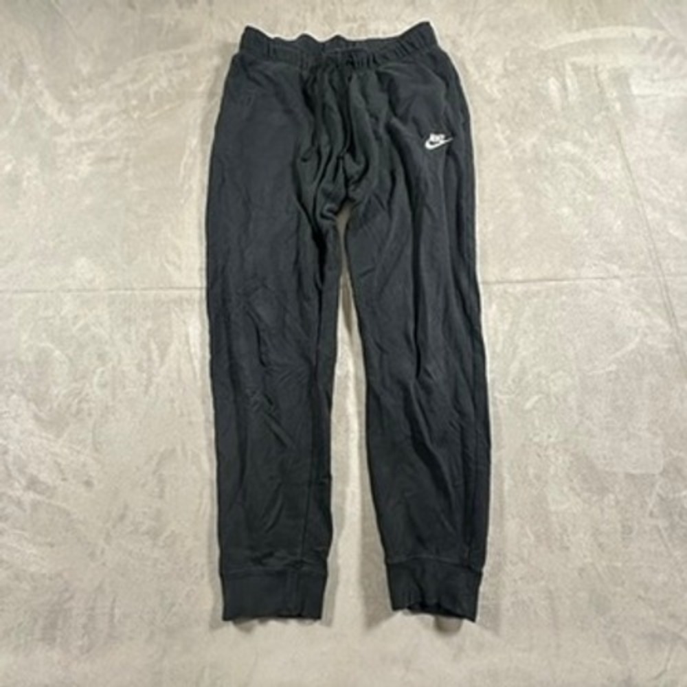 Nike Joggers Womens Fleece Embroidered Logo Medium Black